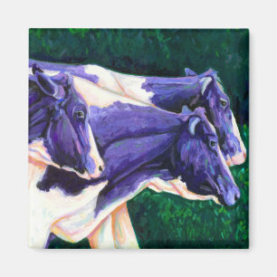 Kommande hem - Holstein kor Magnet