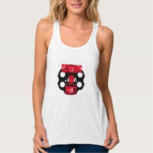 Kommande i hett linne med racerback 