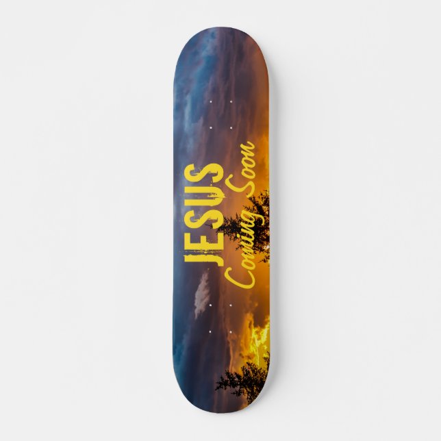 Kommande Jesus snart Mini Skateboard Bräda 18,5 Cm (Framsida)