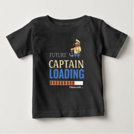 Kommande kapten som laddar Cute Personlig Boy T Shirt