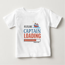 Kommande kapten som läser in Cute Funny Personlig T Shirt