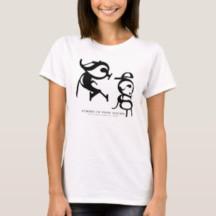 Kommande övre bakifrån bebis - dockat-skjorta tee shirt