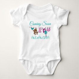 Kommande snart Gravid - meddelande T Shirt