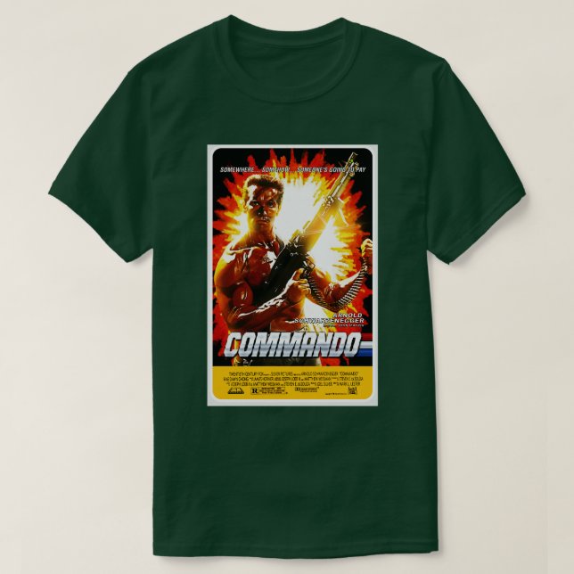 Kommando-alternativ poster t shirt (Design framsida)