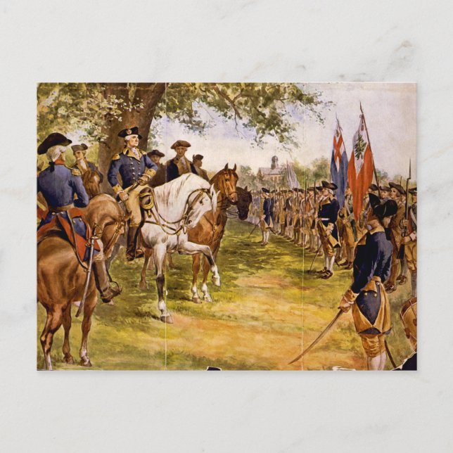 Kommando för Washington Vykort (Framsida)