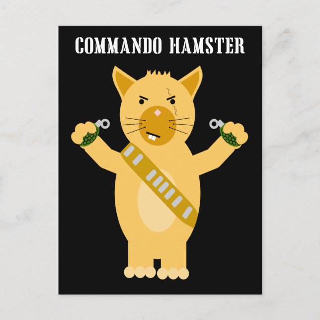 Kommando Hamster Vykort (Framsida)