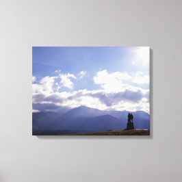 Kommando Monument Scotland Canvastryck