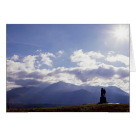 Kommando Monument Scotland Hälsningskort