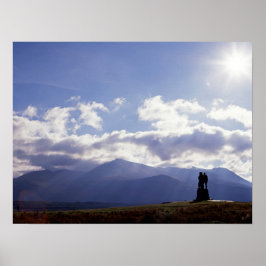Kommando Monument Scotland Poster