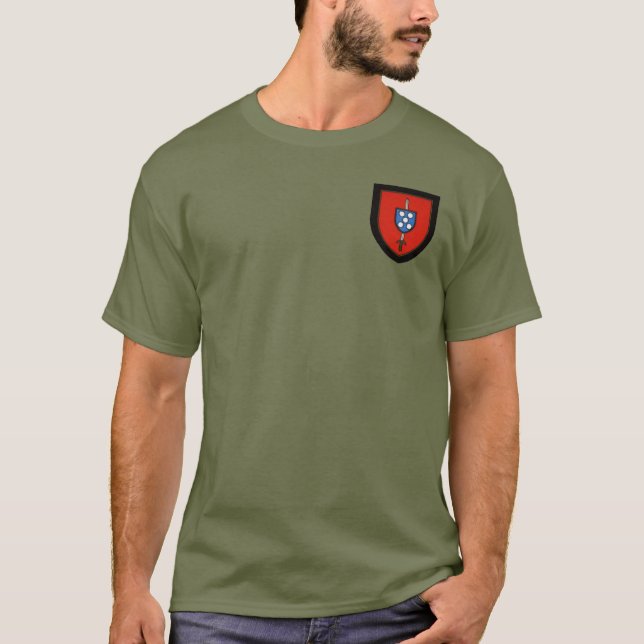 Kommandos T-Shirt från den portugisiska armén (Framsida)