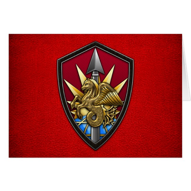 Kommandot United Stater Transport Hälsningskort (Framsidan Horizontal)