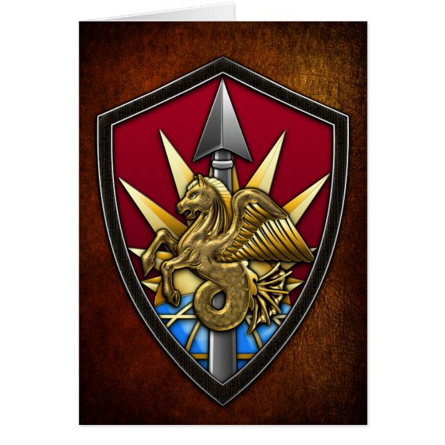 Kommandot United Stater Transport Hälsningskort (Framsidan)