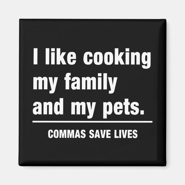 Kommas Spara Lives Magnet (Framsidan)