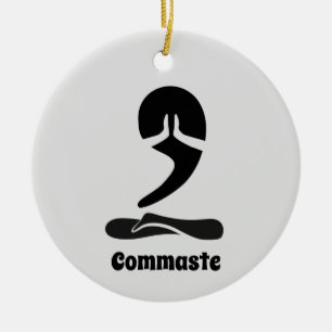 Kommaste Julgransprydnad Keramik