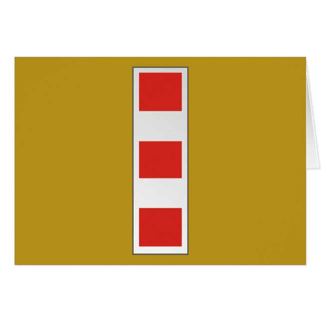 Kommenderar högsta berättigande för USMC CWO4 4 Hälsningskort (Framsidan Horizontal)