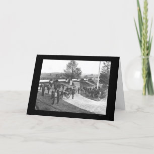 Kommenderar och manar i fort Stevens, DC 1865 Kort