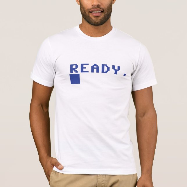 Kommendör 64 Geeky t-shirt - Redo snabbt (Framsida)