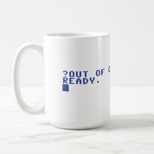 Kommendör 64 ut ur kaffefel kaffemugg (Vänster)