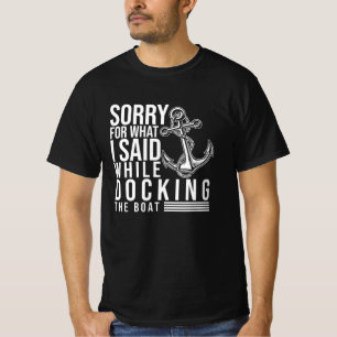 Kommendör Gift Boat Sickande T Shirt