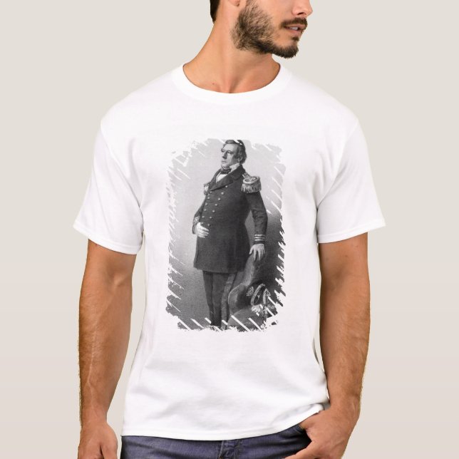 Kommendör Matthew Calbraith Perry T-shirt (Framsida)