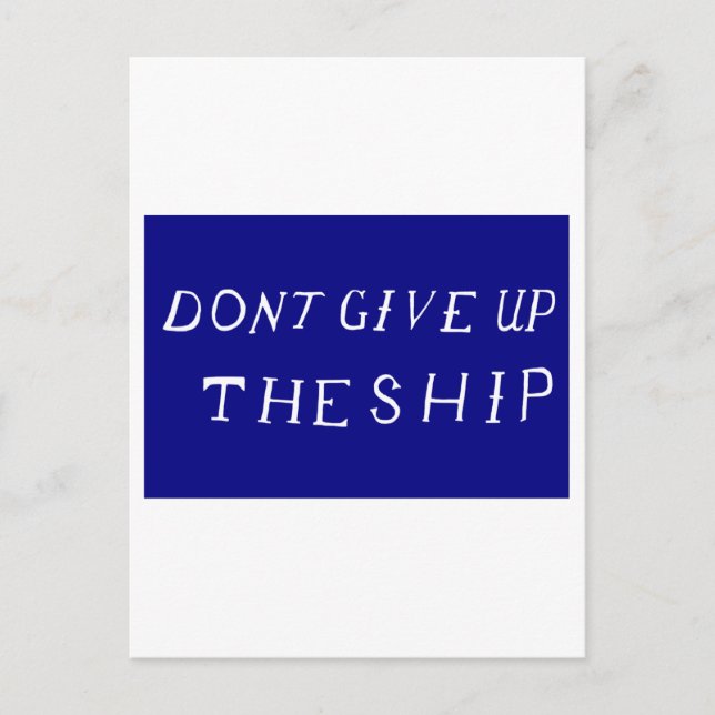 Kommendör Perrys Flagga Vykort (Framsida)