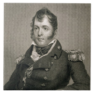 Kommendören Oliver faraa Perry (1785-1819), Kakelplatta