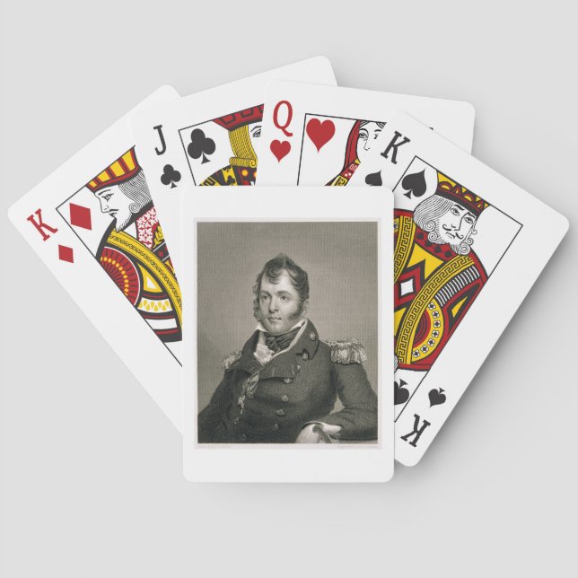 Kommendören Oliver faraa Perry (1785-1819), Kortlek (Baksidan)