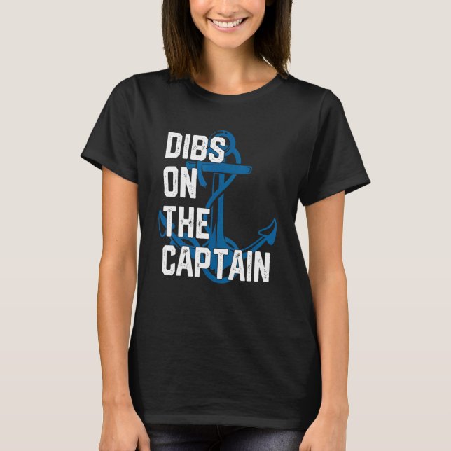 Kommendörens fru Dibs på kapten T Shirt (Framsida)