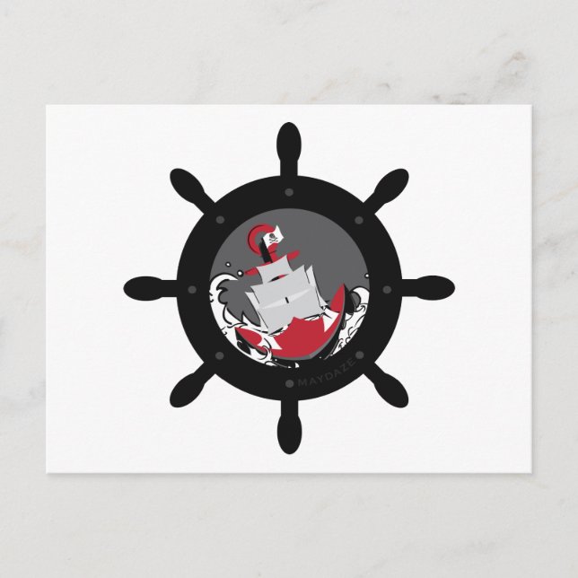 kommendörkapten vykort (Framsida)