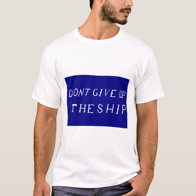 KommendörPerrys flagga Tee Shirt (Framsida)