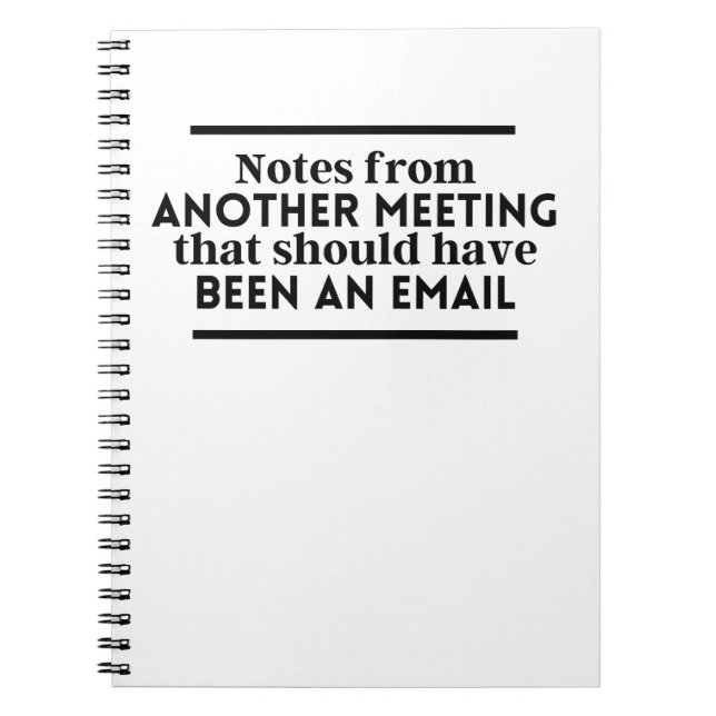 Kommentarer från ett annat möte som bör skickas me anteckningsbok (Framsidan)