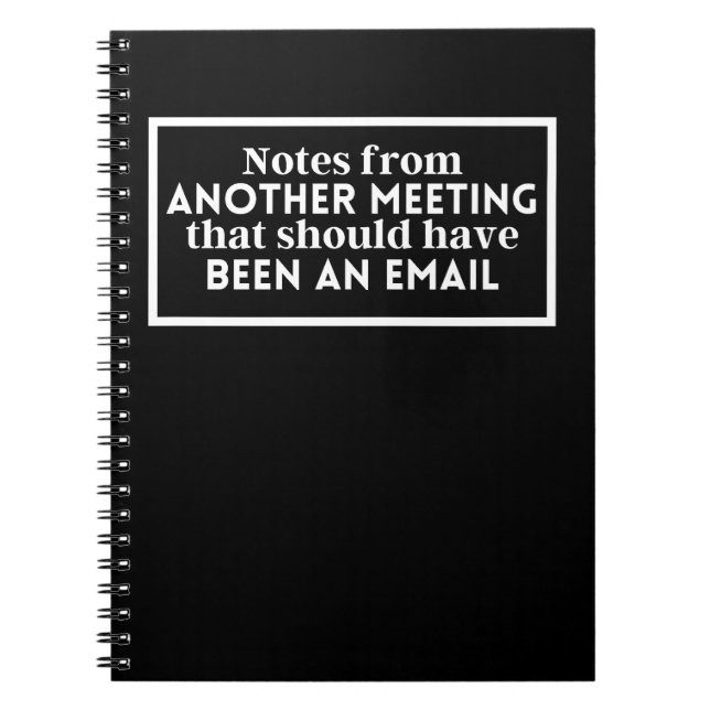 Kommentarer från ett annat möte som bör skickas me anteckningsbok (Framsidan)