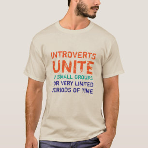 Kommentarer som förenar sig i små grupper tee shirt