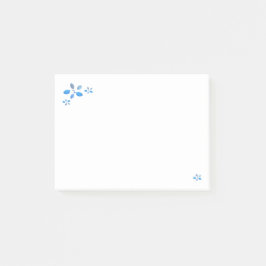 Kommentarer till Blommigt med citattecken Post-it Block