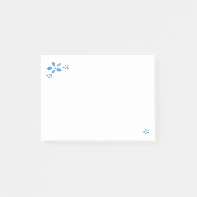 Kommentarer till Blommigt med citattecken Post-it Block (Framsida)