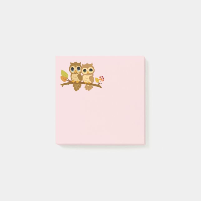 Kommentarer till Cute Animal Uggla PostIT® Post-it Block (Framsida)