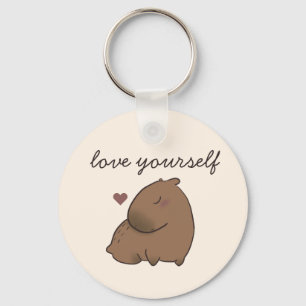 Kommentarer till Cute Capybara efter det att den ä Nyckelring