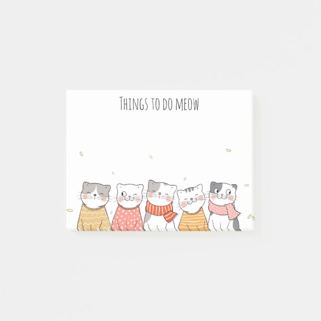 Kommentarer till Cute Cats efter IT Post-it Block (Framsida)