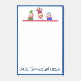 Kommentarer till Cute Kids School Post-it Block