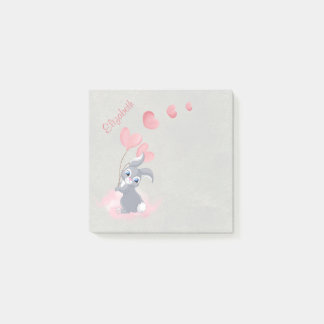Kommentarer till Cute Tecknad Bunny Valentine Post-it Block
