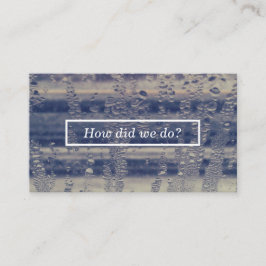 kommentarskort för vinterfönster visitkort