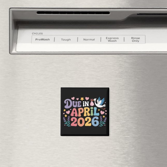 Kommer april 2026 Förfallen till nytt barn Mamma g Magnet (In Situ (Dishwasher))
