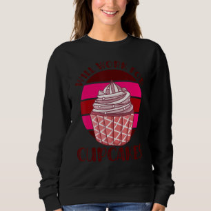 Kommer Arbeta För Cupcakes Retro T Shirt
