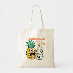 Kommer att bli Bra Whip Ice Cream Funny Pineapple Tygkasse