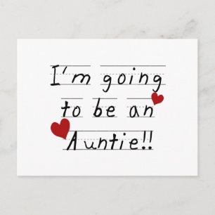 Kommer att bli en Auntie Kid Print Tshirts och pre Vykort