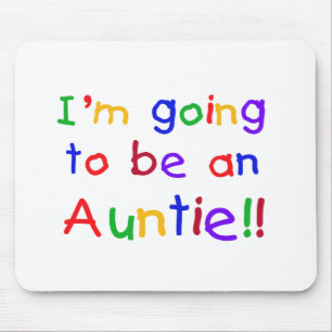 Kommer att bli en Auntie Primary Färg Musmatta