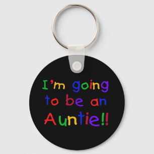 Kommer att bli en Auntie Primary Färg Nyckelring