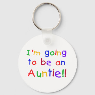 Kommer att bli en Auntie Primary Färg Nyckelring