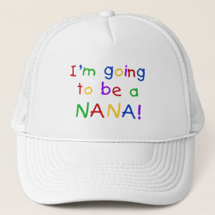 Kommer att bli en Nana - Primary Färg Tshirts Truckerkeps