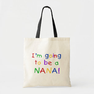 Kommer att bli en Nana - Primary Färg Tshirts Tygkasse